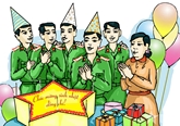 Ấm áp tình đồng đội

